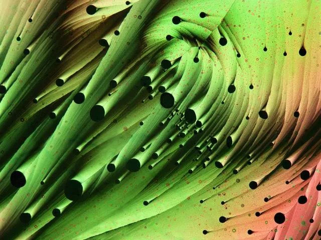 "crystallized mix of resorcinal, methylene blue and sulphur"