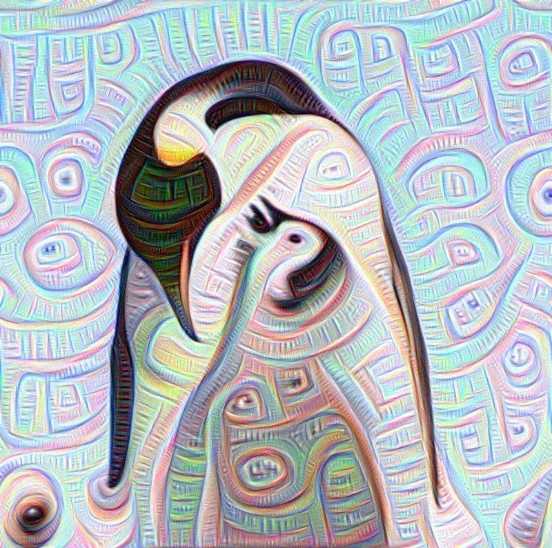 penguins, deepdream, deep dream, instagram